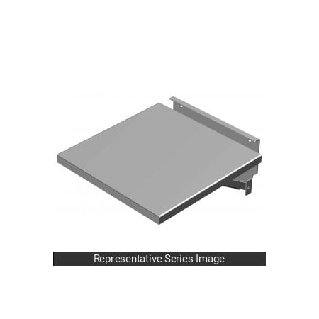 Hammond Fold Down Shelf, 1 in. H x 24 in. W x 24 in. L, Steel FDS2424GY